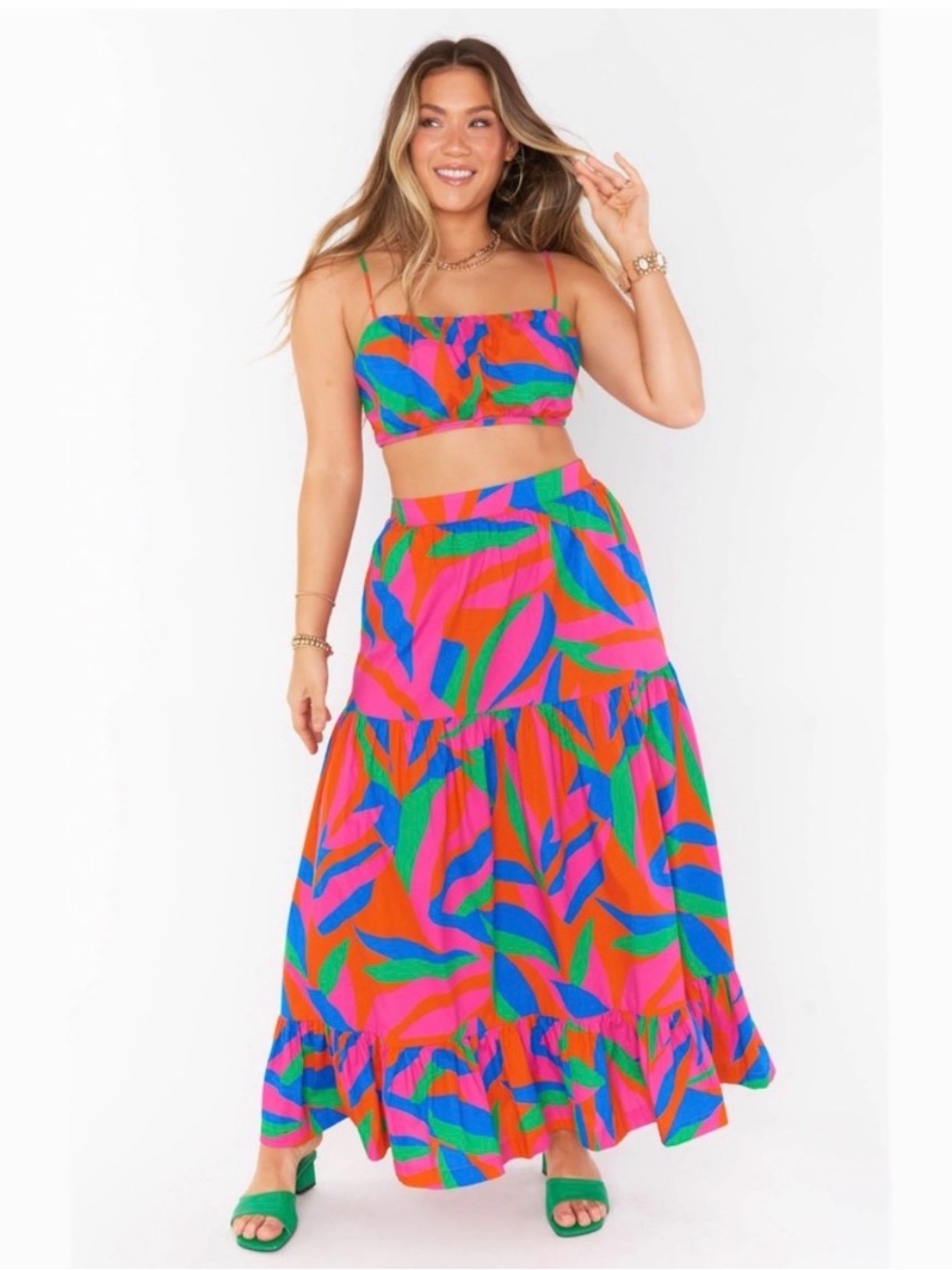 Show Me Your MuMu Cartagena Top & Skirt-Island Punch Size L